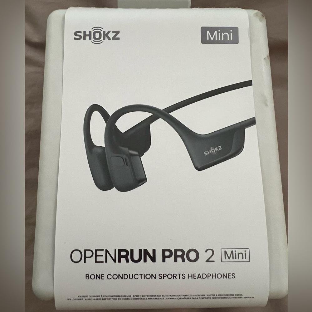 Shokz OpenRun Pro 2 Mini Bone Conduction Headphones — Black